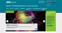 Desktop Screenshot of educeth.ch